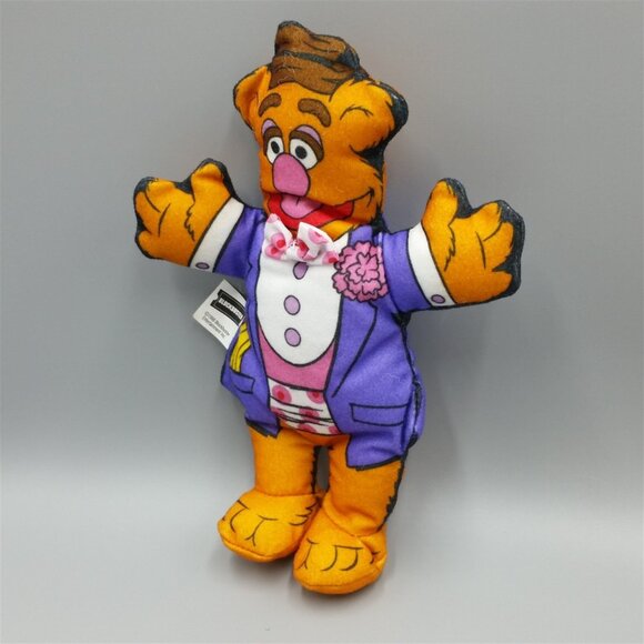 1998 Blockbuster Video Fozzie Cloth Plush Bear Muppets 8" - Picture 2 of 5